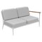 Nature White Double Left Modular Sofa by Mowee, Image 1