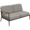 Nature Bronze Double Right Modular Sofa by Mowee 2