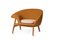 Fried Egg Left Lounge Chair Dark Ochre in Pale Rose by Warm Nordic, Image 3