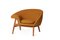 Fauteuil Fried Egg Left Ocre Foncé par Warm Nordic 2