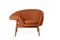 Fried Egg Left Lounge Chair in Caramel by Warm Nordic 2