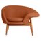 Fried Egg Right Lounge Chair in Caramel by Warm Nordic, Image 1