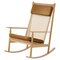 Rocking Chair Swing en Chêne Nevada et Cognac par Warm Nordic 1