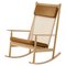 Swing Rocking Chair in Nevada Oak and Cognac by Warm Nordic 1