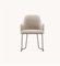 Anna Chair with Armrest and Metal Baseboard by Domkapa 5