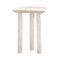 White Fingerprint Stool by Victor Hahner 1