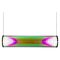 Pink-Grüne Iris Tube von Sebastian Scherer 1