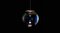 Silbergraue Iris Globe 40 Hängelampe von Sebastian Scherer 2