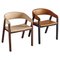 Oslo Chairs in Brown by Pepe Albargues, Set of 2 1