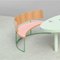 Boomerang Benches in Pink by Pepe Albargues, Set of 2 11
