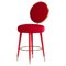 Graceful Counter Stool in Red by Royal Stranger 1