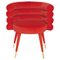 Silla de comedor Marshmallow en rojo de Royal Stranger, Imagen 1