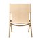 Natural Oak and Natural Leather Saxe Chair by Lassen, Image 3
