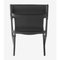 Black Leather Saxe Chair by Lassen, Image 4