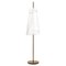Bent Two Transparent Champagner Floor Lamp by Pulpo 1
