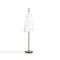 Bent Two Transparent Champagner Floor Lamp by Pulpo 2