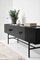 Schwarzes Array Highboard 80 aus Eiche von Says Who 12