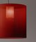 Red Moaré X Pendant Lamp by Antoni Arola, Image 3