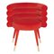 Silla de comedor Marshmallow en rojo de Royal Stranger, Imagen 1