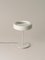 Small White Sin Table Lamp with Shade II by Antoni Arola, Image 3