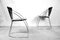 Chaises Mid-Century Modernes en Cuir, Italie, 1970s, Set de 4 2