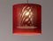 Red and Grey Moaré LM Pendant Lamp by Antoni Arola 3