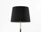 Lampadaire Pie De Salón G1 Noir et Laiton par Jaume Sans 3