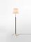 Lámpara de pie Pie De Salón G3 en blanco y latón de Jaume Sans, Imagen 2