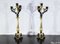 Double-Patina Bronze Candlesticks, Early 19th Century, Set of 2 20