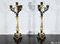Double-Patina Bronze Candlesticks, Early 19th Century, Set of 2, Image 21