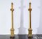 Empire Style Giltwood Candleholder Table Lamps, 19th Century, Set of 2, Image 16