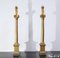 Empire Style Giltwood Candleholder Table Lamps, 19th Century, Set of 2 17