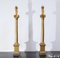 Empire Style Giltwood Candleholder Table Lamps, 19th Century, Set of 2, Image 17