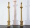 Empire Style Giltwood Candleholder Table Lamps, 19th Century, Set of 2 18