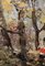 Ezelino Briante, Nel bosco, óleo sobre cartón, enmarcado, Imagen 6