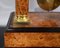 Empire Thuya Burl & Glass Clock, Early 19th Century 14