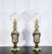 Napoleon III Oil Table Lamps in Sèvres Porcelain & Bronze, 19th Century, Set of 2 1