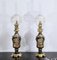 Napoleon III Oil Table Lamps in Sèvres Porcelain & Bronze, 19th Century, Set of 2, Image 5