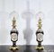 Napoleon III Oil Table Lamps in Sèvres Porcelain & Bronze, 19th Century, Set of 2 17