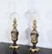 Napoleon III Oil Table Lamps in Sèvres Porcelain & Bronze, 19th Century, Set of 2, Image 4