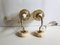 Eastern European Amber Glass Swan Neck Wall Sconces, 1985, Set of 2 10