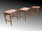 Tavolini ad incastro di Hans J. Wegner per Andreas Tuck, Danimarca, anni '50, set di 3, Immagine 32