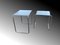 Bauhaus B 9A and B Side Tables by Marcel Breuer for Thonet, Set of 2 1