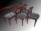 Table et Chaises de Salle à Manger Extensibles en Teck par Hans Olsen pour Frem Røjle, Danemark, Set de 7 11