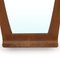 Espejo rectangular curvado de contrachapado, años 50, Imagen 11
