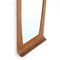 Rechteckiger Spiegel aus gebogenem Schichtholz, 1950er 7
