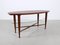 Vintage Teak Couchtisch mit Glasablage 6