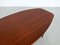 Vintage Teak Coffee Table with Glass Magazine Shelf, Image 7