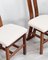 Bentwood and Fabric Chairs, 1970s, Set of 4 3