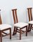 Bentwood and Fabric Chairs, 1970s, Set of 4 1